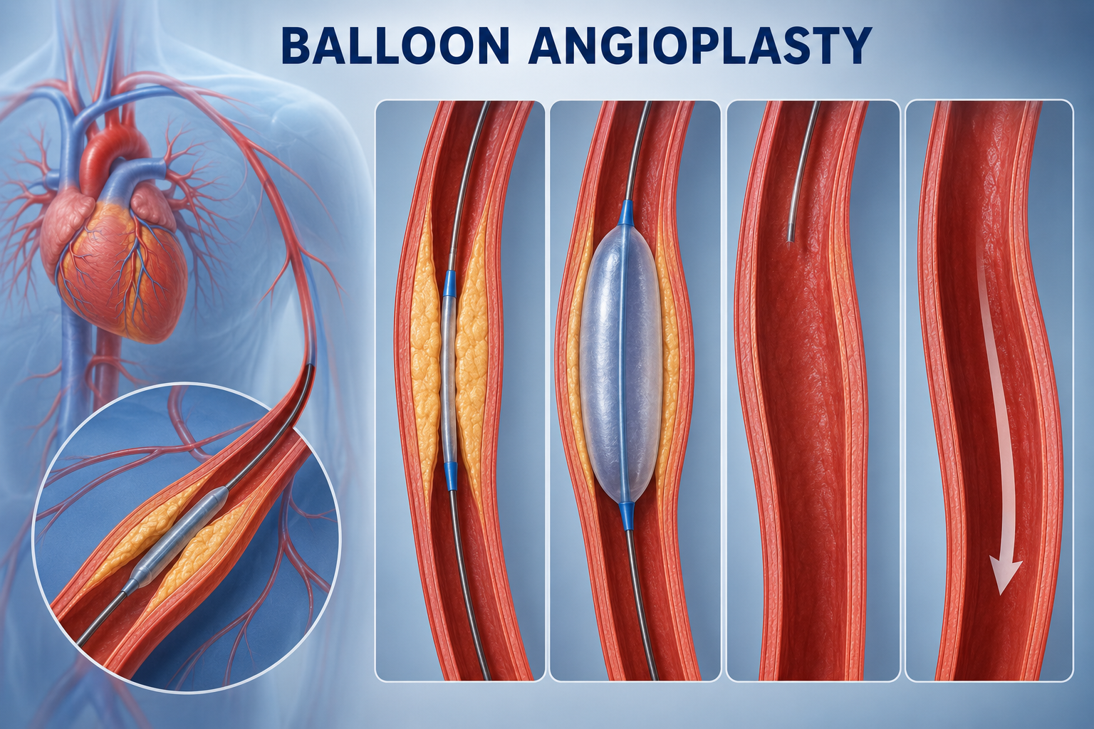 Vascular Surgery Balloon angioplasty artery treatment Regal Hospital North Bangalore