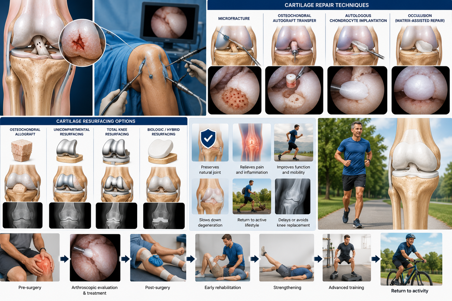 Cartilage repair resurfacing knee procedure Regal Hospital North Bangalore