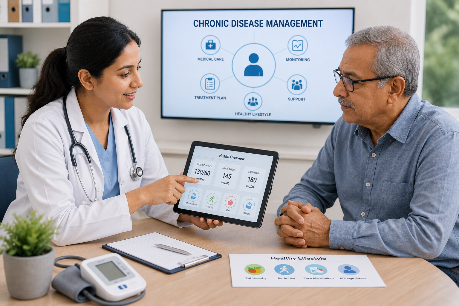 Chronic disease management diabetes hypertension Regal Hospital North Bangalore