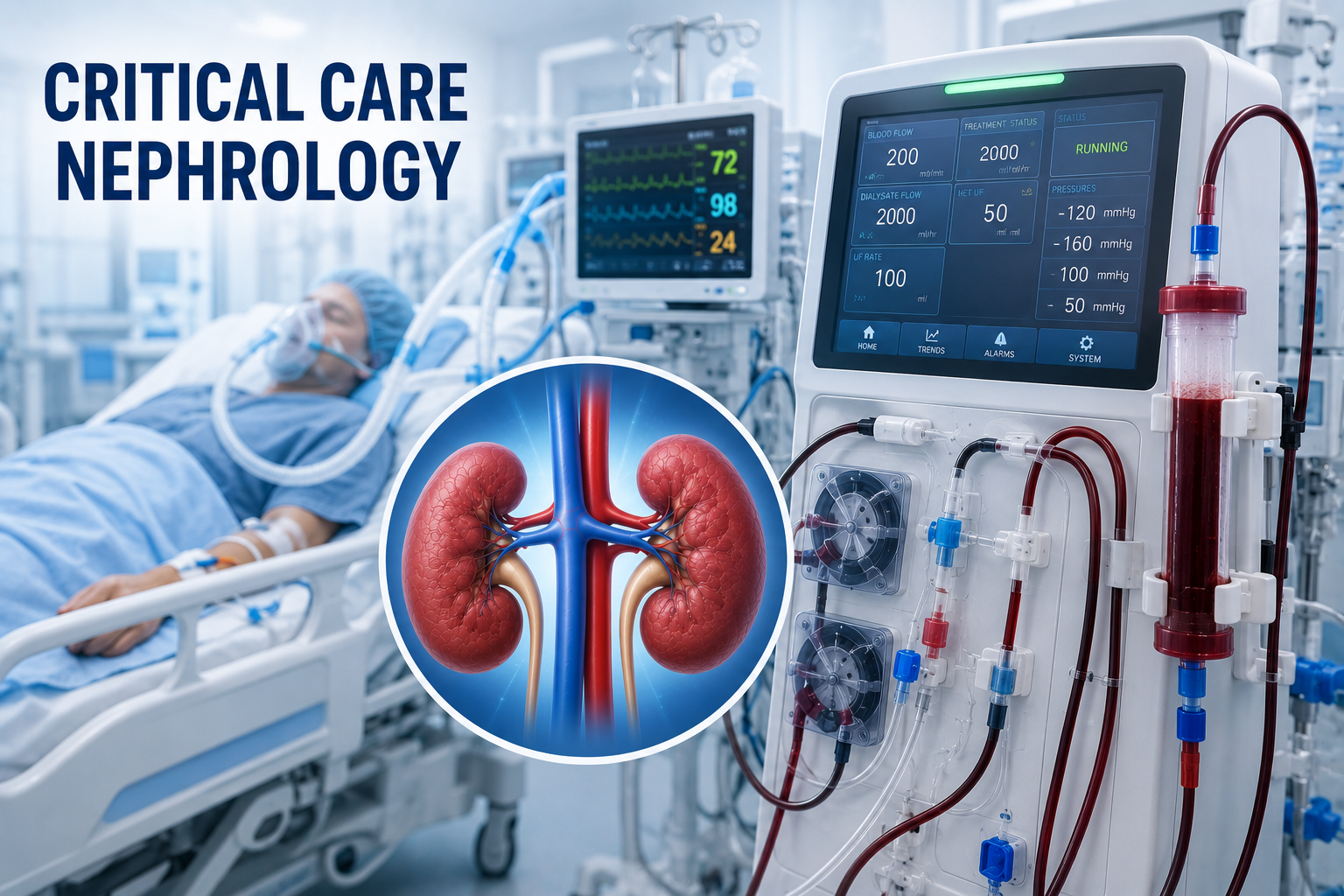 Critical care nephrology ICU CRRT treatment Regal Hospital Bangalore