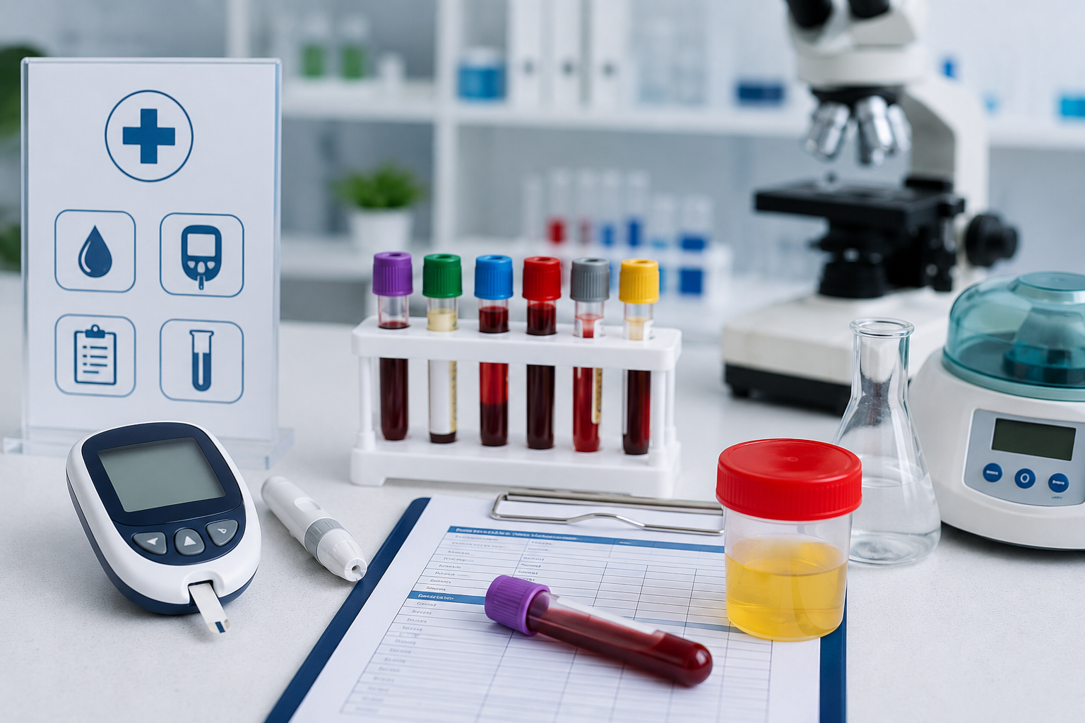 Diabetes diagnostic services blood sugar testing Regal Hospital North Bangalore