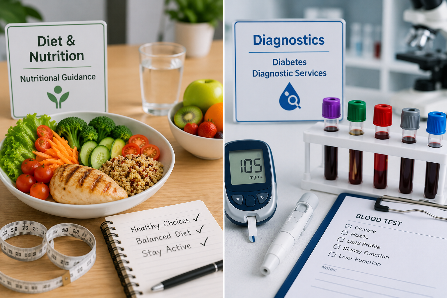 Diabetic diet nutrition guidance Regal Hospital Bangalore