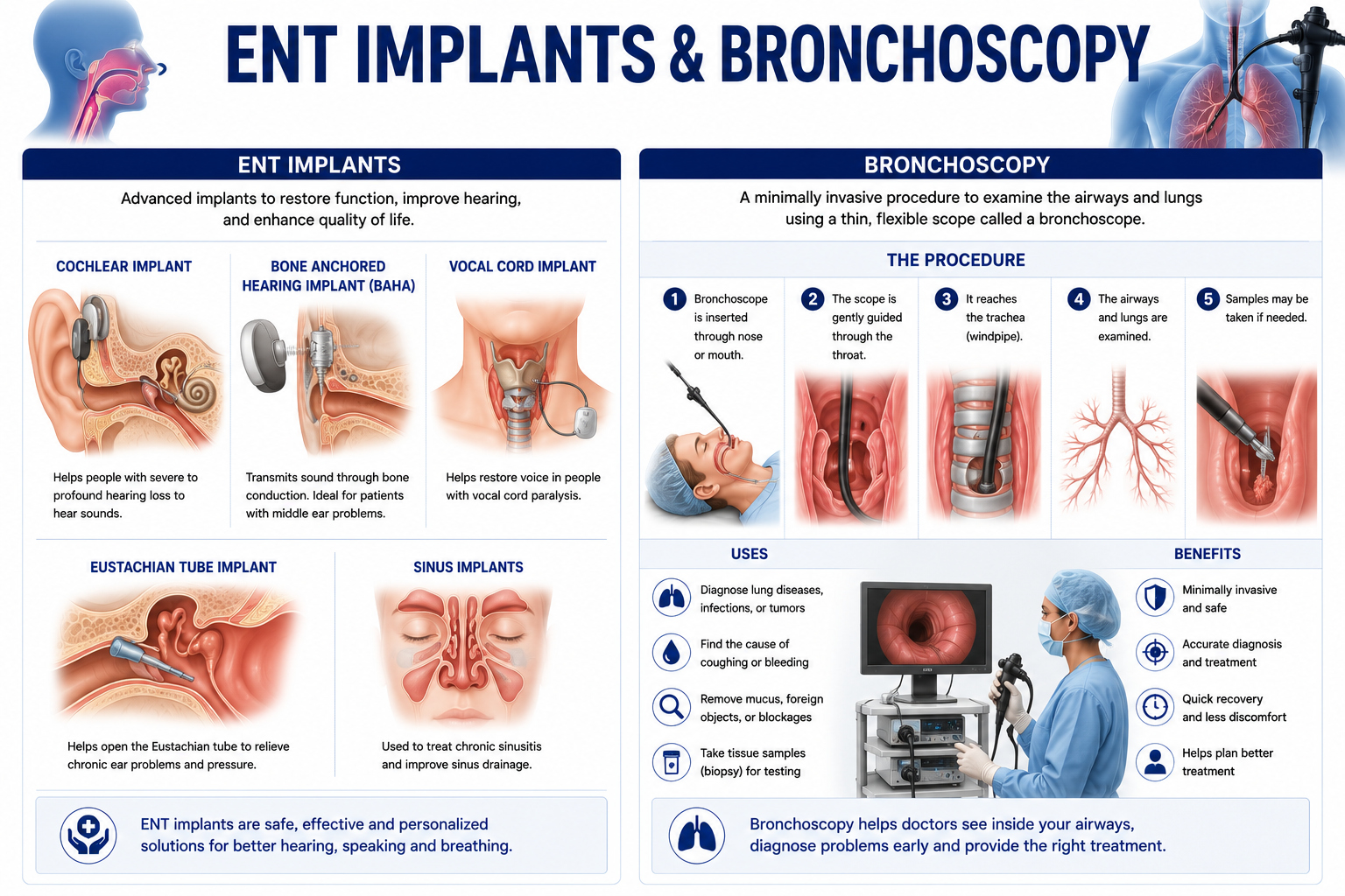 ENT implants bronchoscopy advanced ENT Regal Hospital Bangalore