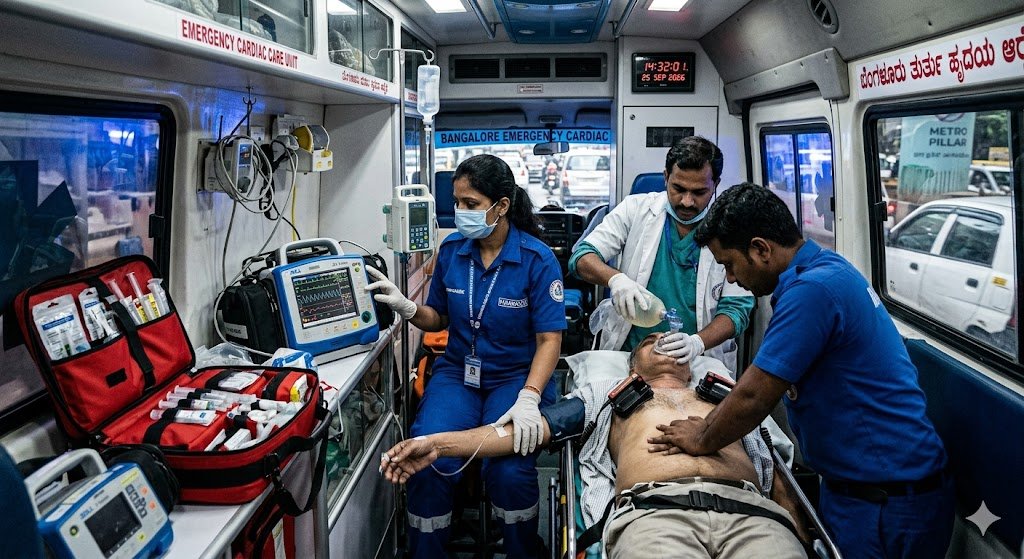 Accident & Emergency emergency cardiac care heart attack treatment Regal Hospital Bangalore