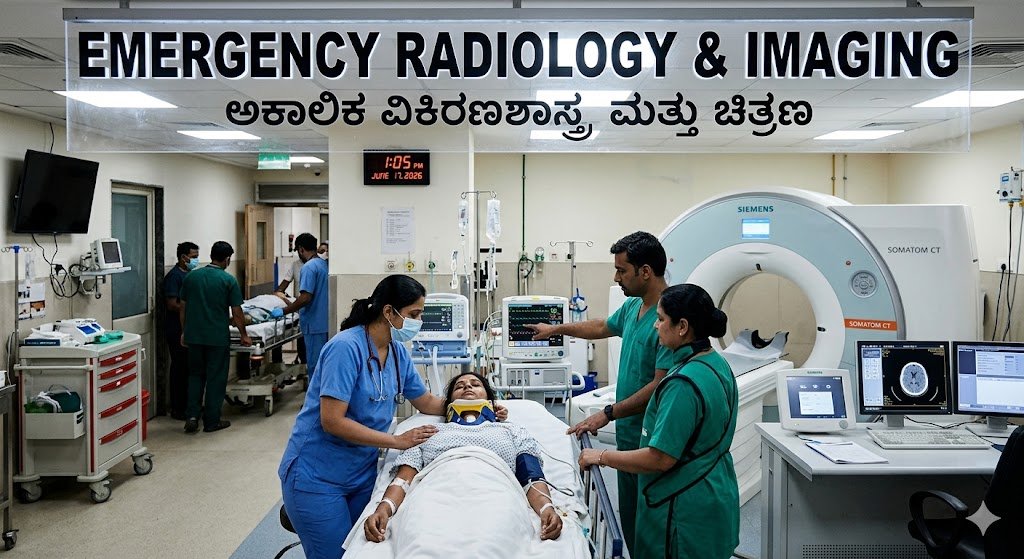 Accident & Emergency emergency radiology X-ray CT imaging Regal Hospital Bangalore