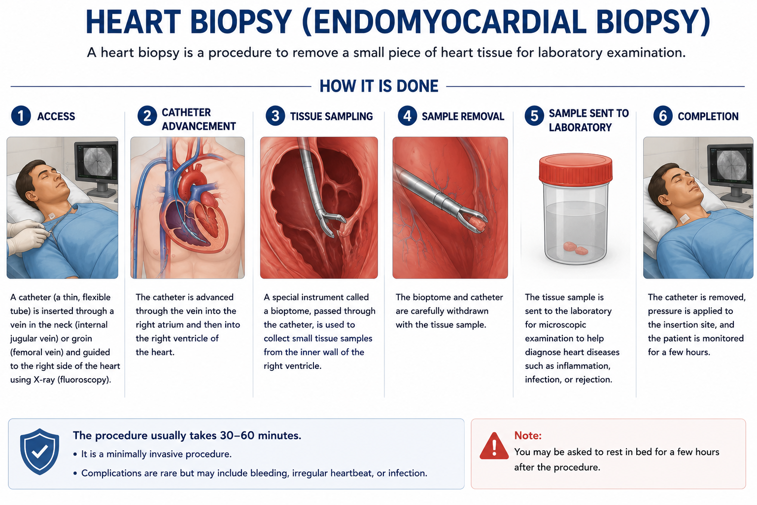 Cardiology Heart biopsy tissue sample diagnostic Regal Hospital Bangalore