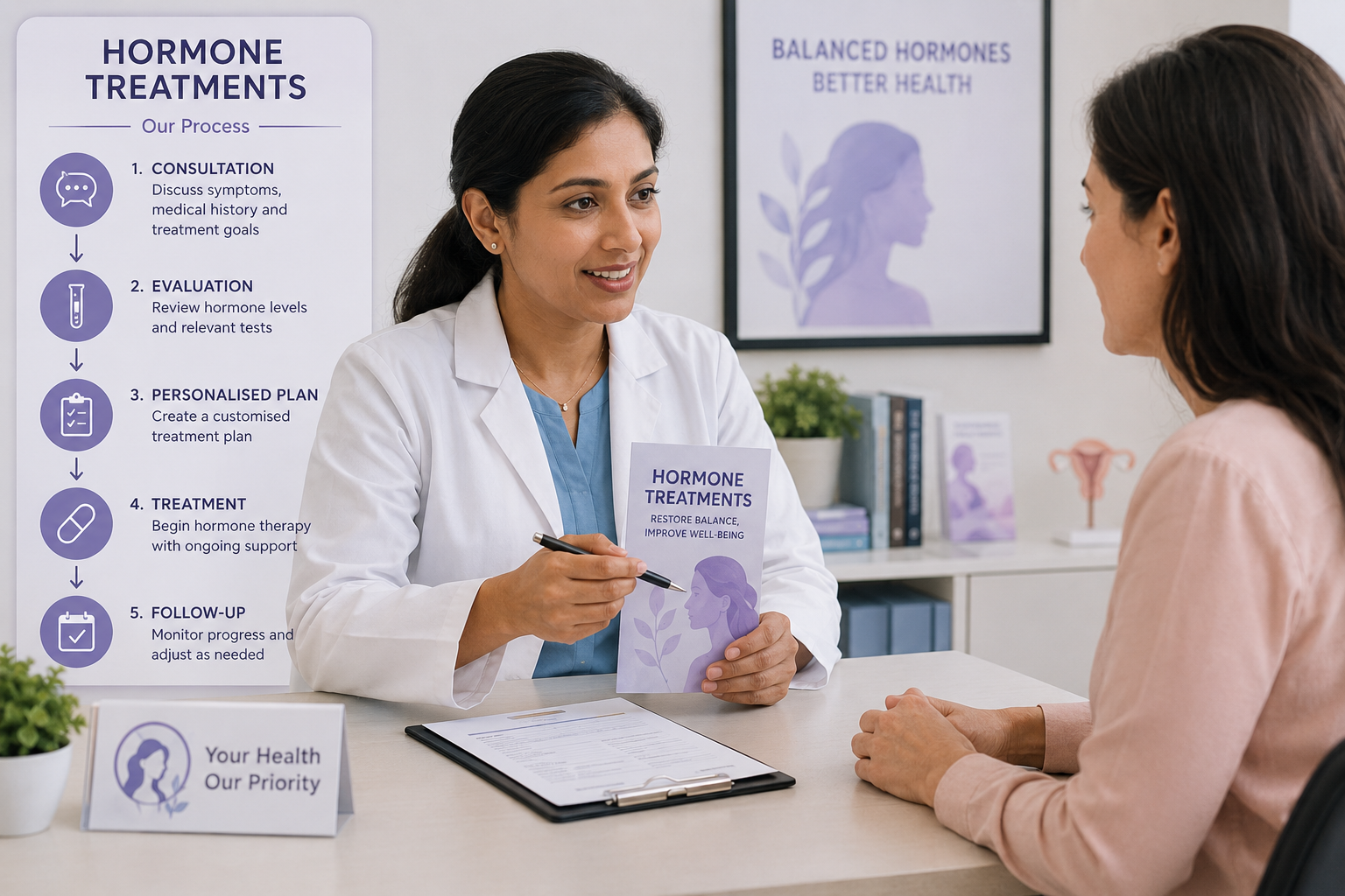 Hormone treatment women health gynaecology Regal Hospital North Bangalore
