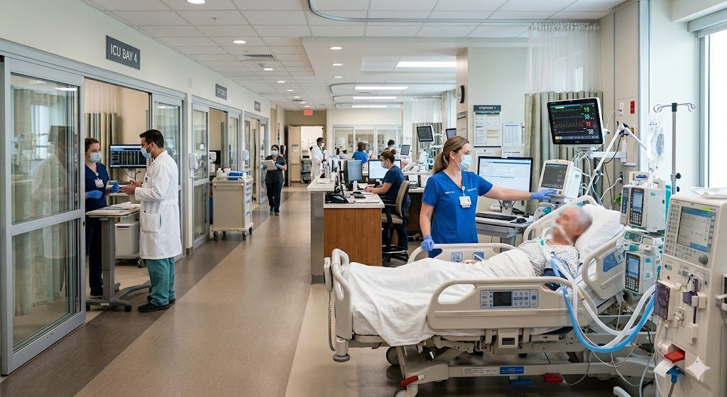 Accident & Emergency intensive care unit ICU critical care Regal Hospital North Bangalore
