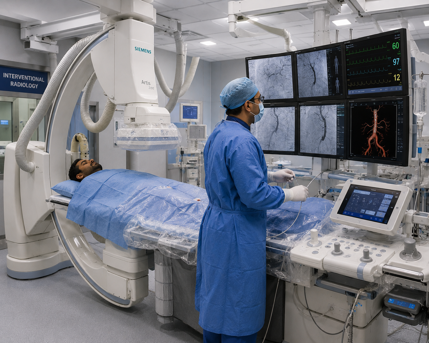 Interventional radiology image guided procedure Regal Hospital Bangalore