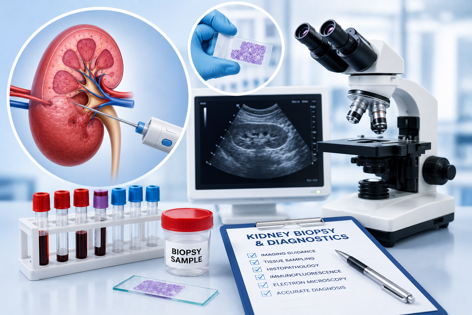 Kidney biopsy diagnostic procedure Regal Hospital Bangalore