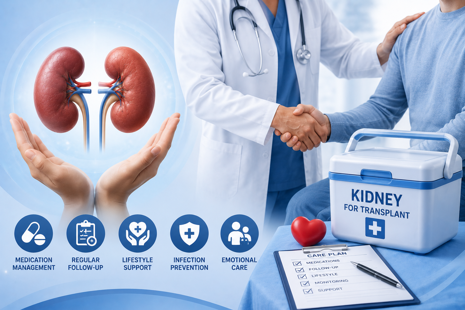 Kidney transplant surgical team operating room Regal Hospital Bangalore