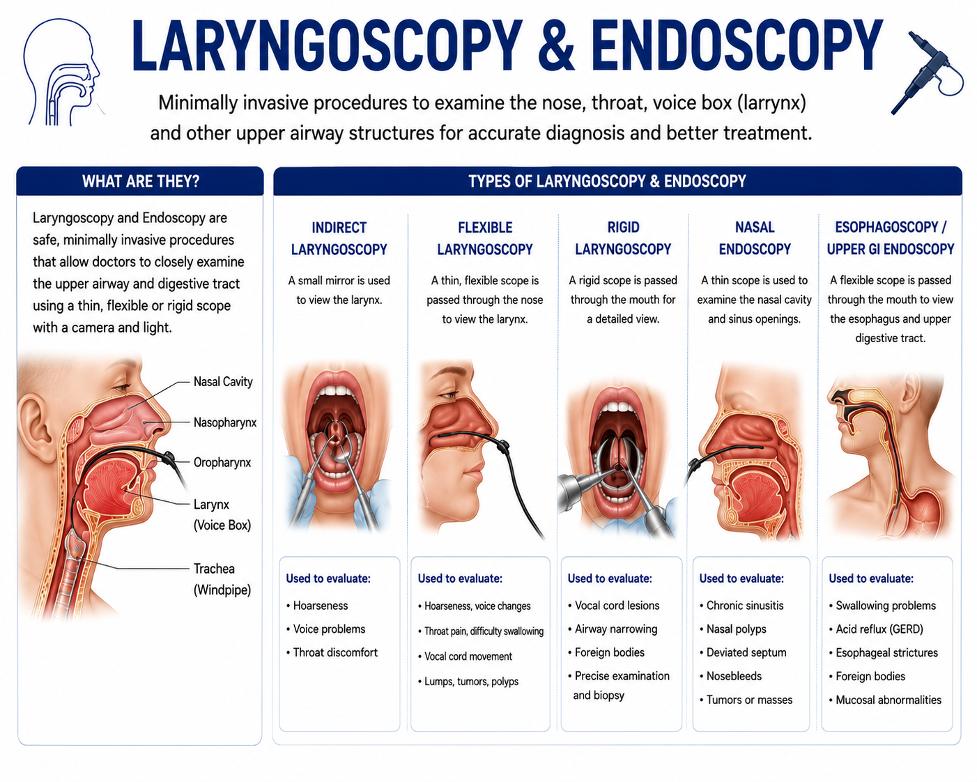 Direct laryngoscopy endoscopy throat ENT Regal Hospital North Bangalore