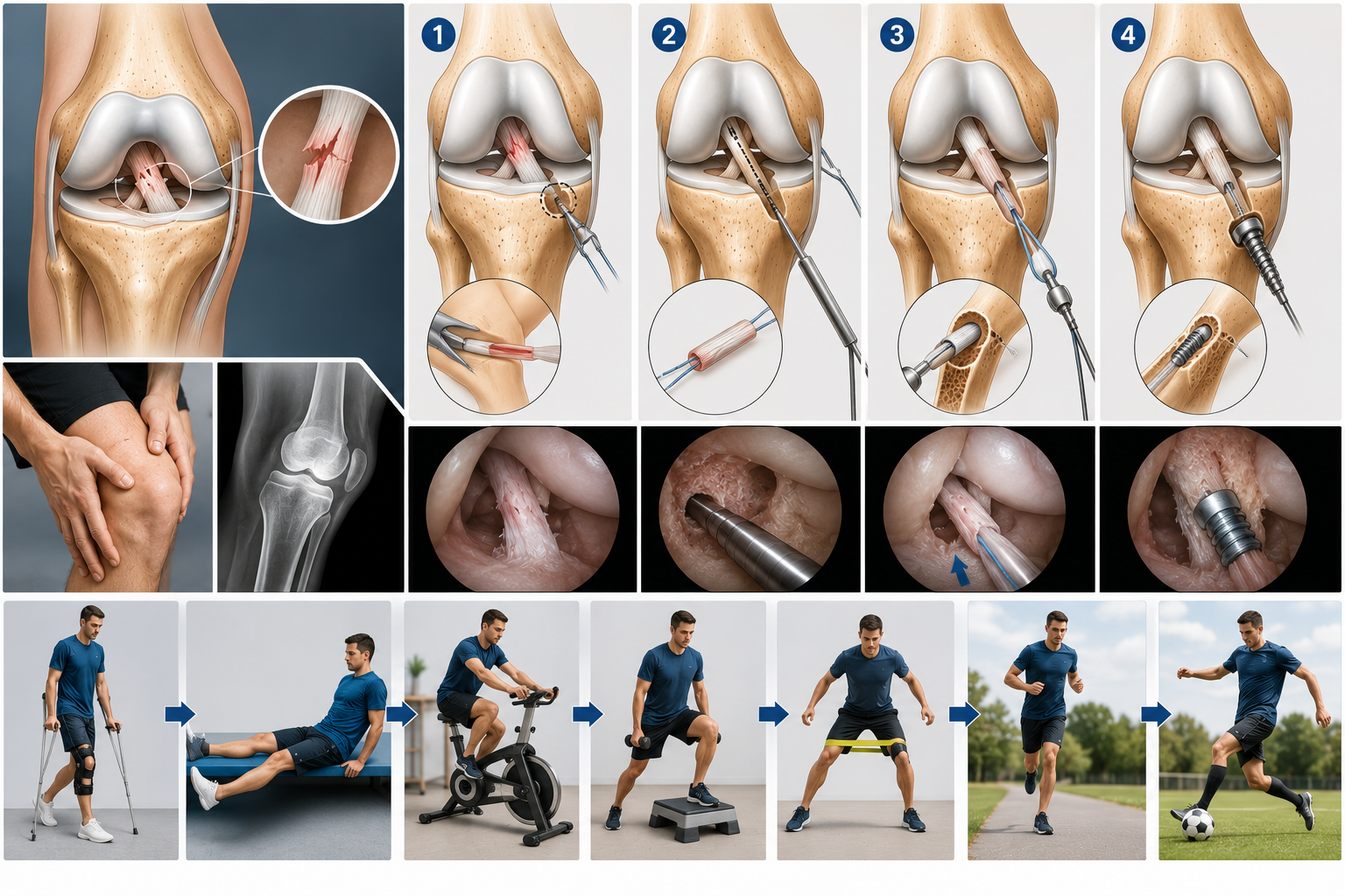 Ligament reconstruction ACL knee surgery Regal Hospital North Bangalore
