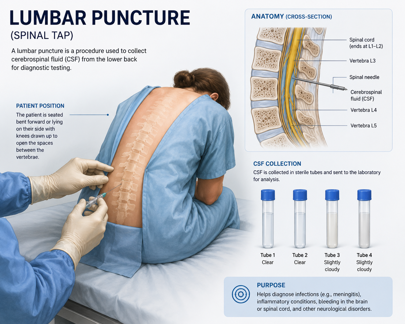 Lumbar puncture spinal tap neurology test Regal Hospital North Bangalore