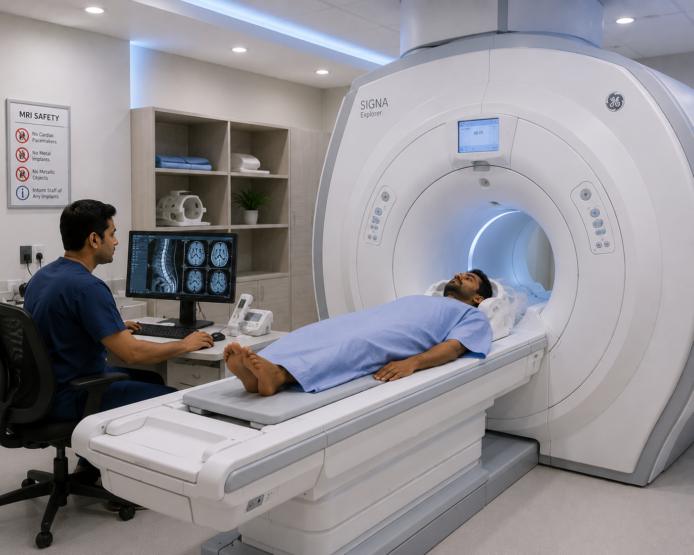 MRI magnetic resonance imaging scan Regal Hospital North Bangalore