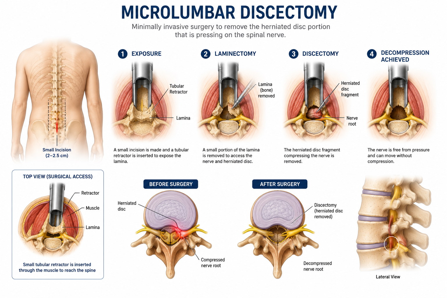 Microlumbar discectomy slipped disc surgery Regal Hospital North Bangalore