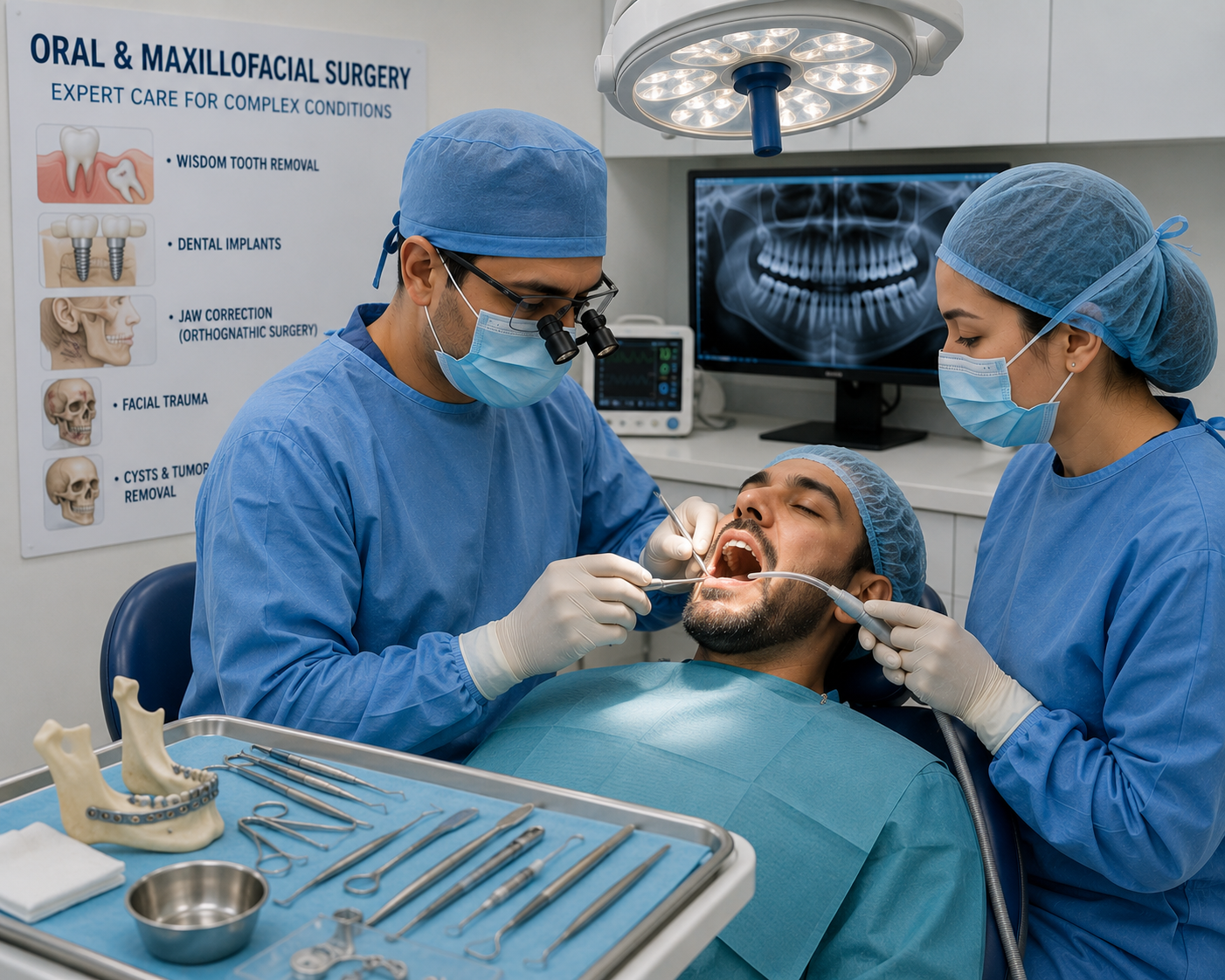 Oral and maxillofacial surgery Regal Hospital North Bangalore