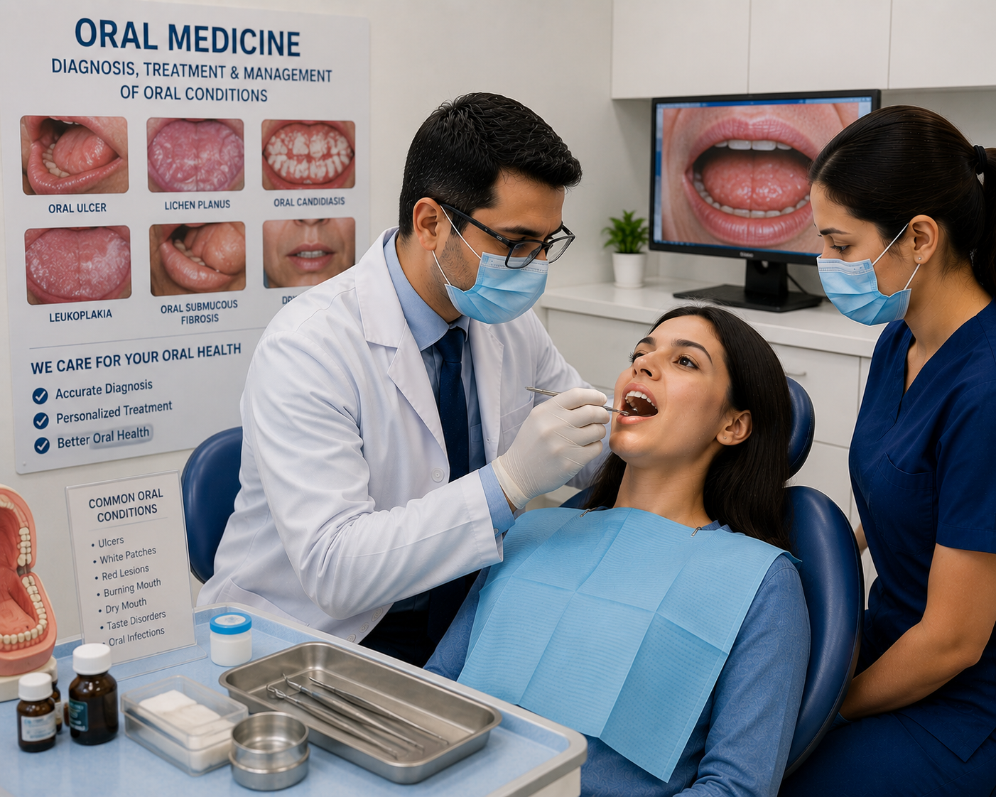 Oral medicine diagnosis Regal Hospital Bangalore