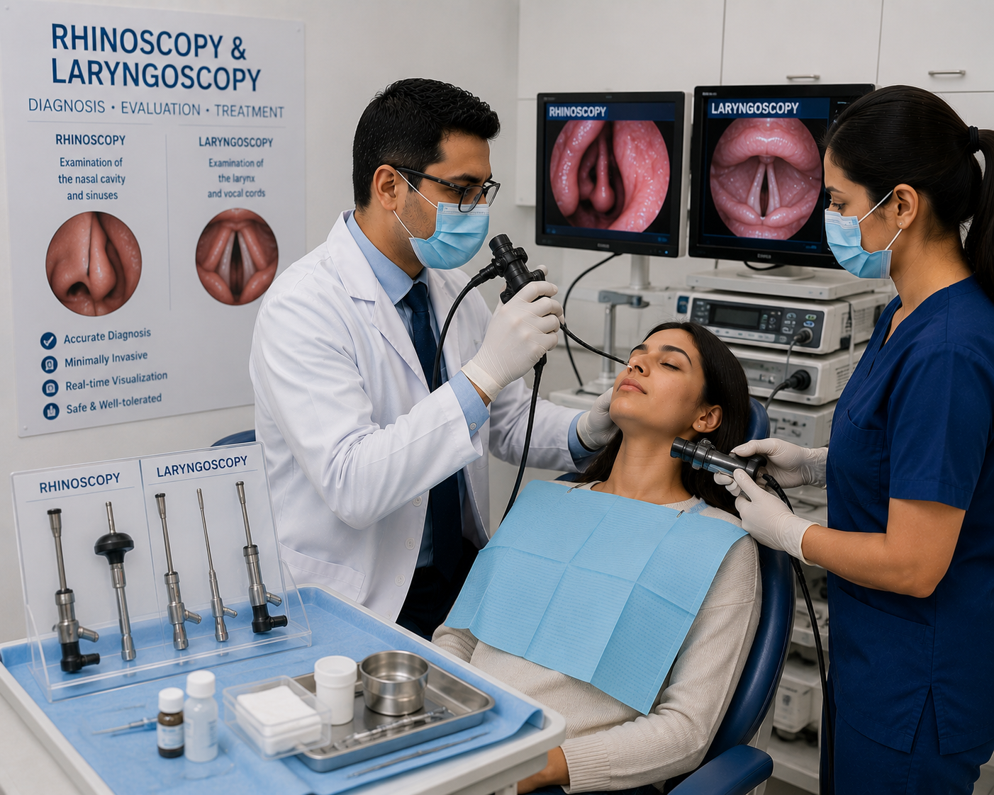 Internal Medicine Rhinoscopy nasal examination internal medicine Regal Hospital North Bangalore