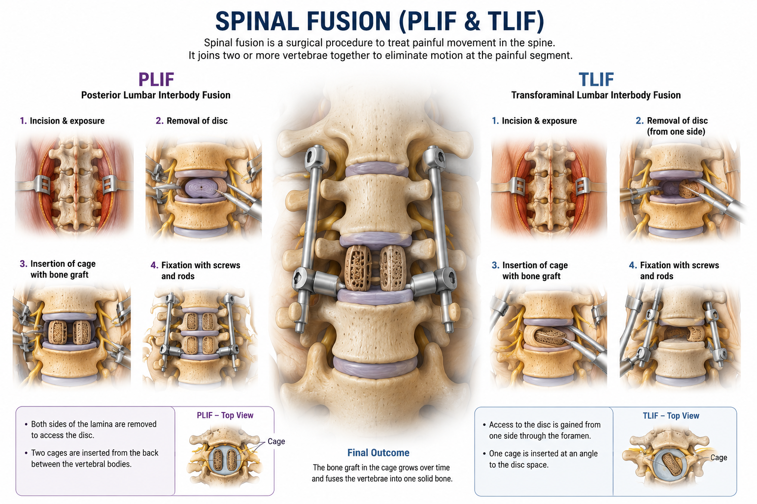 Posterior translateral lumbar interbody fusion spinal fusion Regal Hospital Bangalore