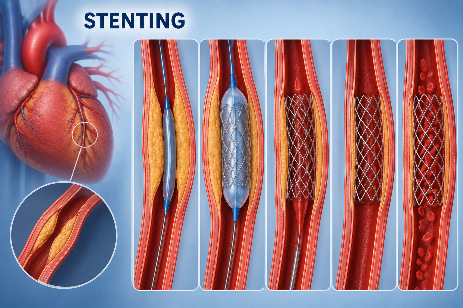 Vascular Surgery Vascular stenting stent placement artery Regal Hospital Bangalore