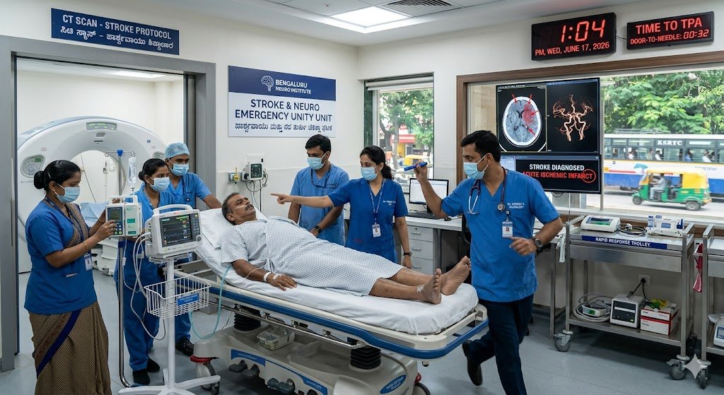 Accident & Emergency stroke neuro emergency CT imaging Regal Hospital Yelahanka Bangalore