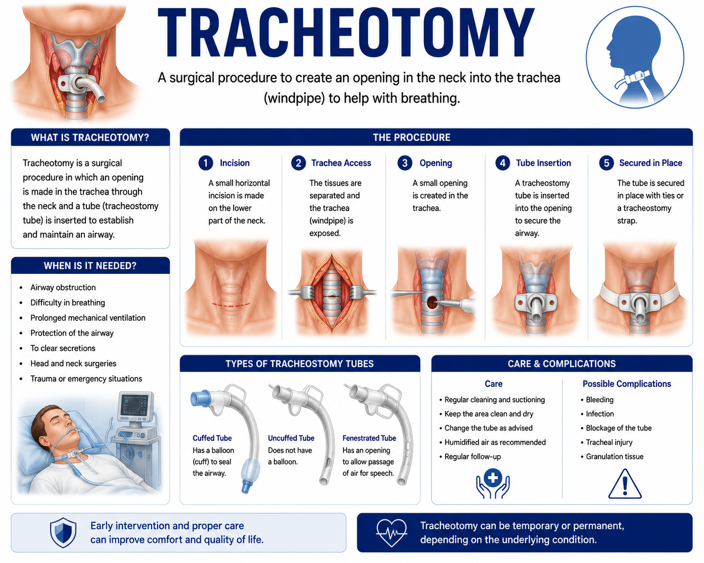 Tracheotomy airway ENT procedure Regal Hospital North Bangalore