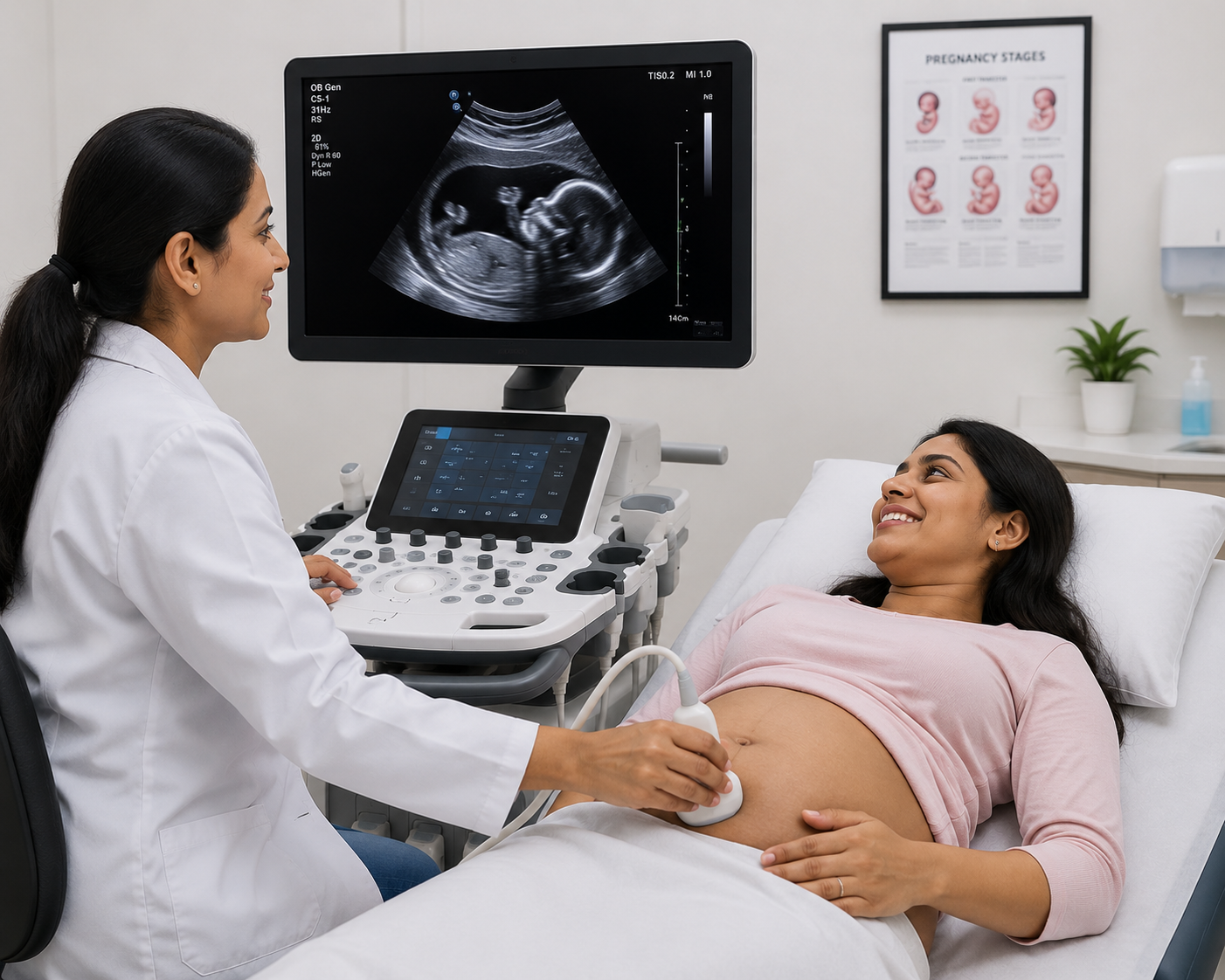 Pregnancy ultrasound antenatal scan Regal Hospital North Bangalore