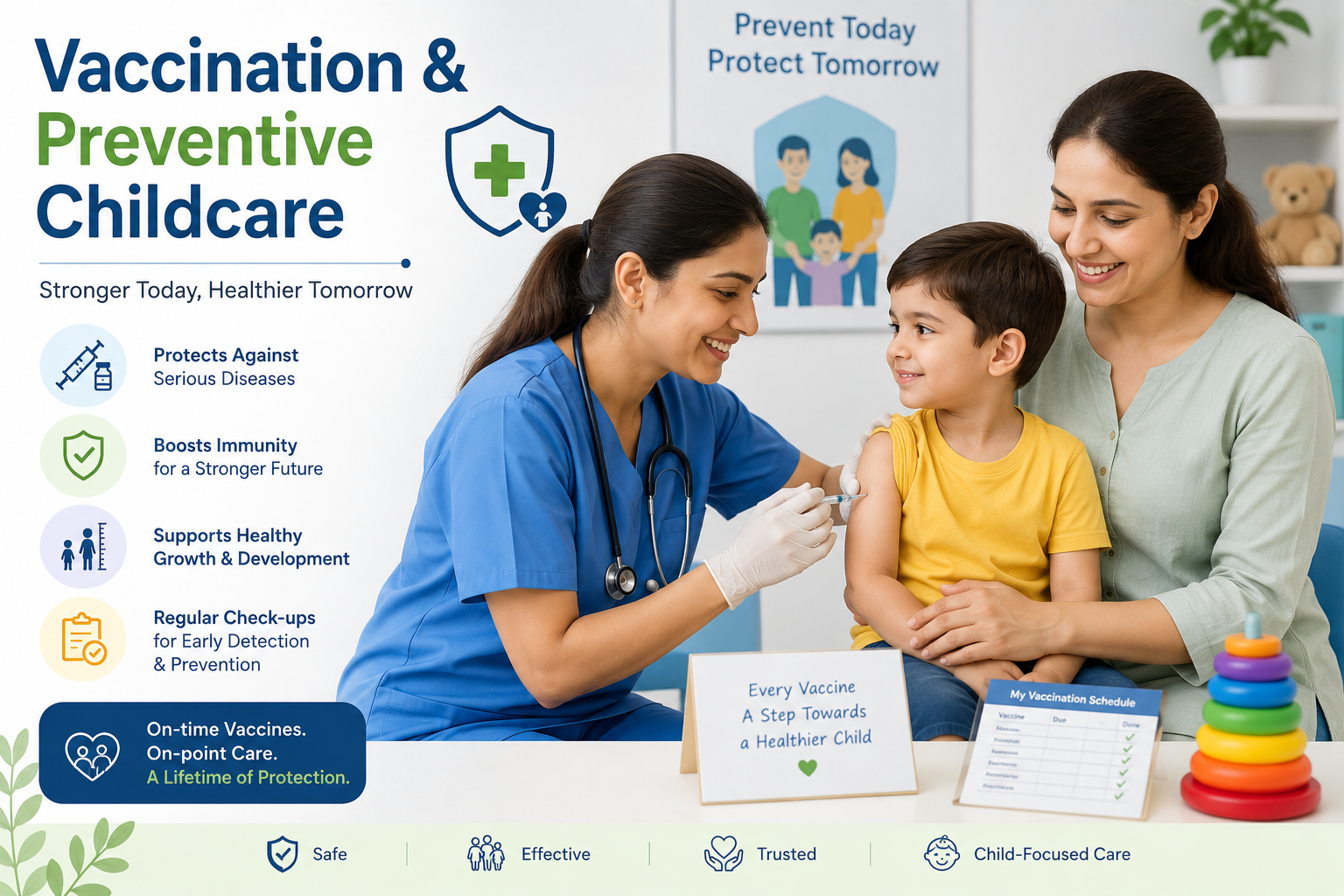 Child vaccination preventive childcare immunisation Regal Hospital Bangalore