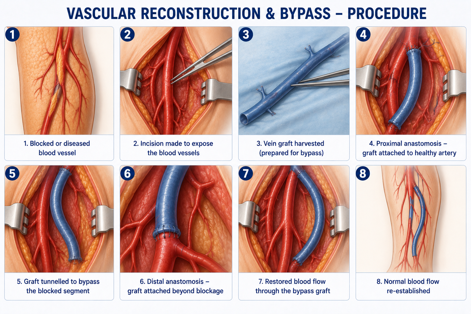 Vascular Surgery Vascular reconstruction bypass surgery Regal Hospital North Bangalore